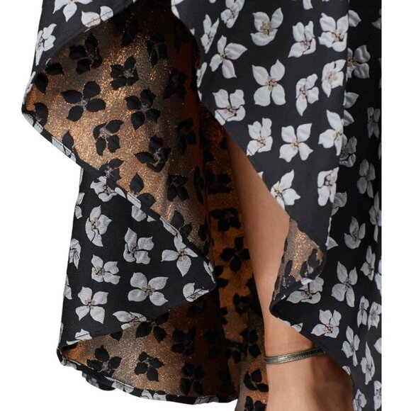 ML Monique Lhuillier Sleeveless Floral Gown size 8 - Picture 3 of 10